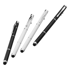 2020 creative metal stylus pen with led laser and pointer light